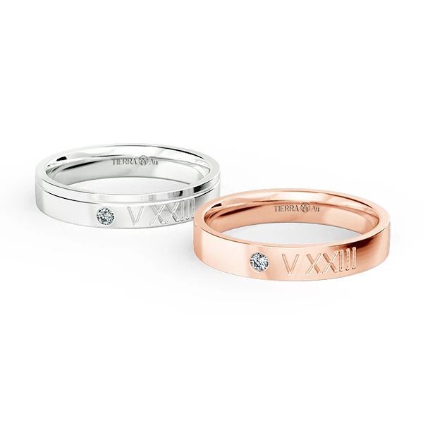 Modern Wedding Band Set NCC2036